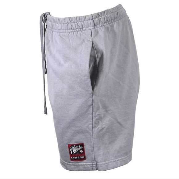 Affliction Men's Sweat short STANDARD LIMITED Heather Gray Short Biker - Picture 3 of 7